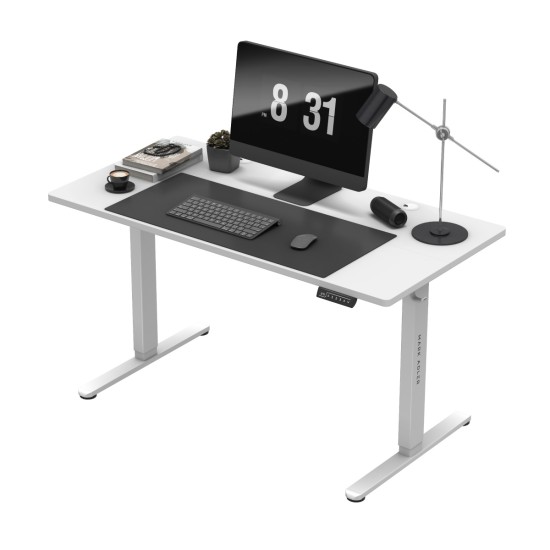 Electric desk 140 x 70 cm Mark Adler Leader 7.4 White - Pilt 4