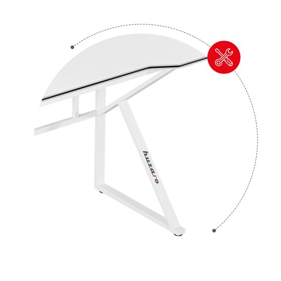 Huzaro Hero 1.6 Gaming Desk White — изображение 8