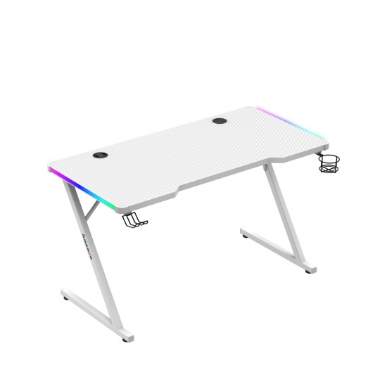 Huzaro Hero 2.5 RGB WHITE gaming desk — изображение 2