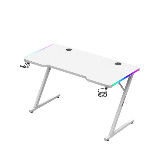 Huzaro Hero 2.5 RGB WHITE gaming desk — изображение 3
