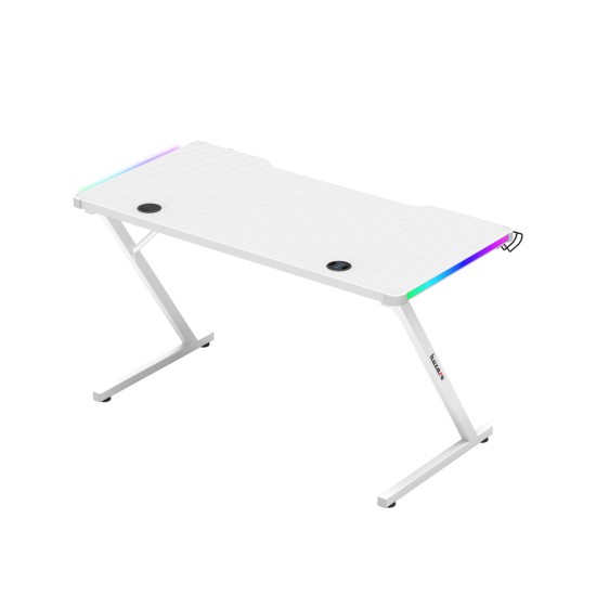 Huzaro Hero 2.5 RGB WHITE gaming desk — изображение 5